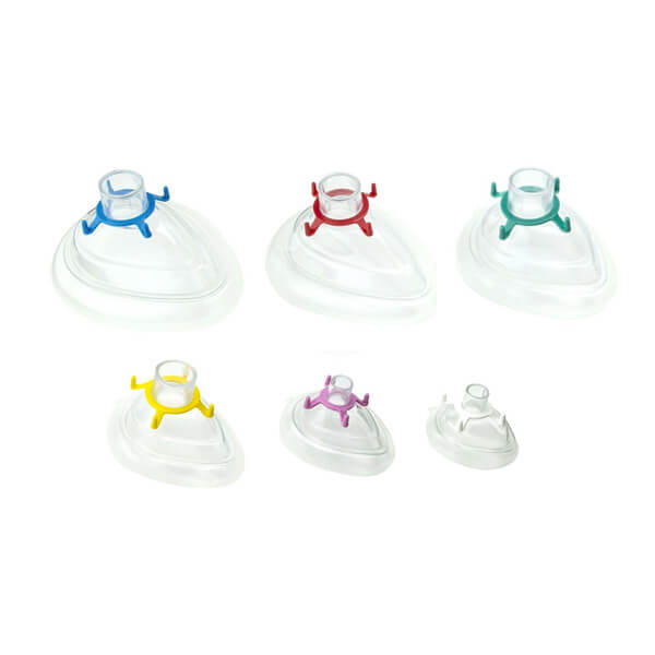 Mascarilla facial para anestesia tamaño adulto mediano. (HUD-1275)