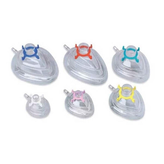 Mascarilla facial para anestesia tamaño adulto grande con válvula. (HUD-1282)