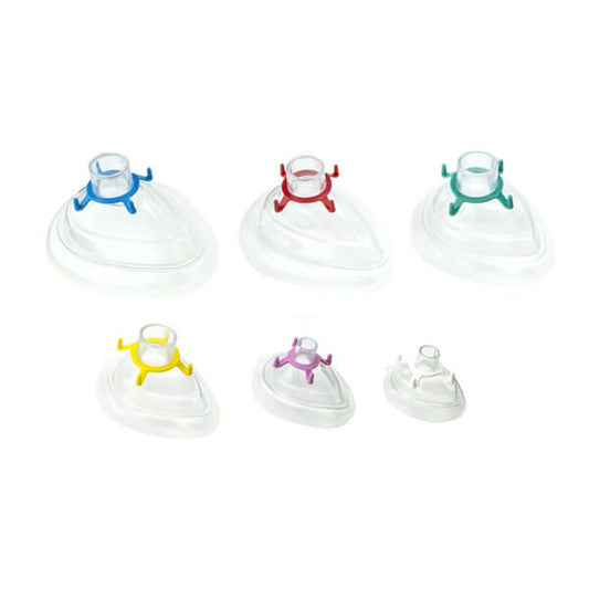 Mascarilla facial para anestesia tamaño adulto mediano. (HUD-1275)